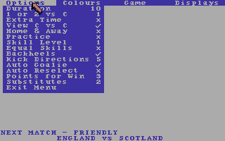Screenshot opzioni di Emlyn Hughes