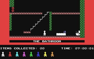 Screenshot del gioco per ZX Spectrum: Jet Set Willy